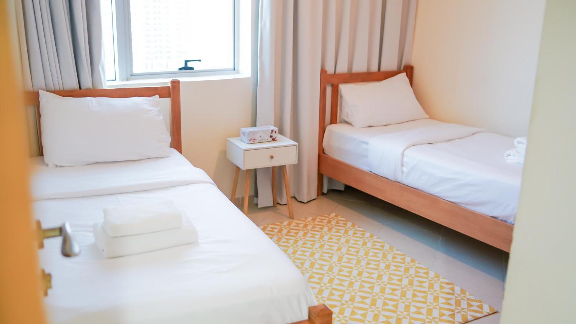 Spacious 2 Bed Apt At Marina High Floor Dubai Exterior foto