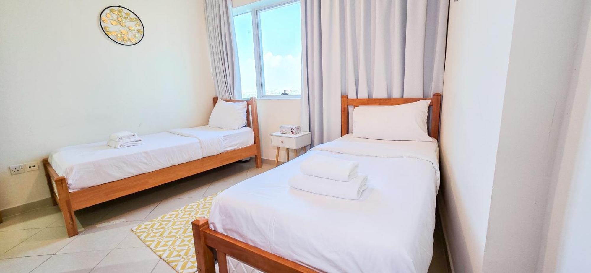 Spacious 2 Bed Apt At Marina High Floor Dubai Exterior foto